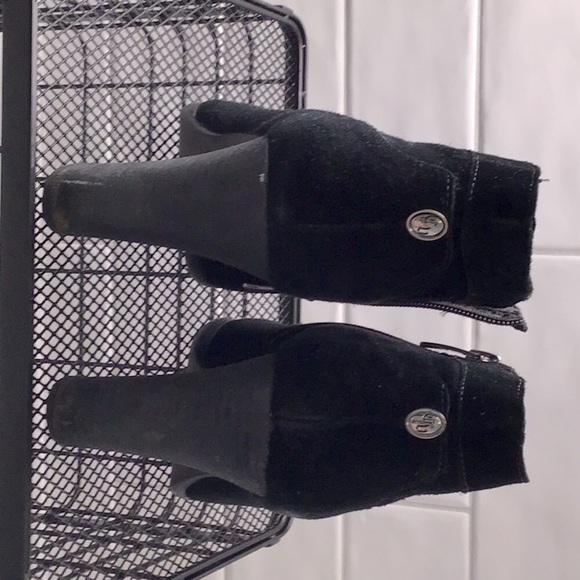 Crown Vintage black buckskin booties - Picture 2 of 6